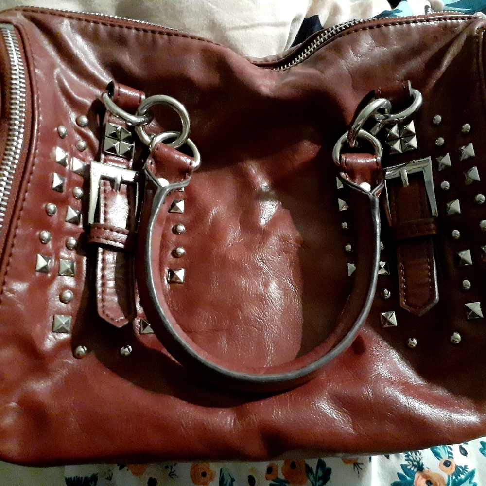 Red nine west bag